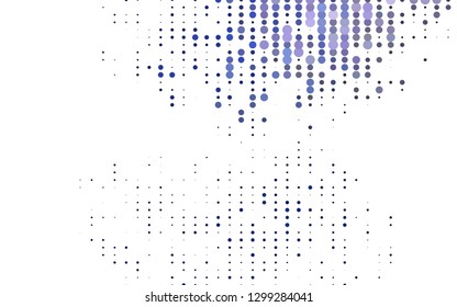 Light BLUE vector background with bubbles. Blurred decorative design in abstract style with bubbles. Pattern for ads, leaflets.
