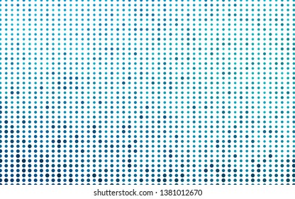 Light BLUE vector background with bubbles. Blurred decorative design in abstract style with bubbles. Template for your brand book.