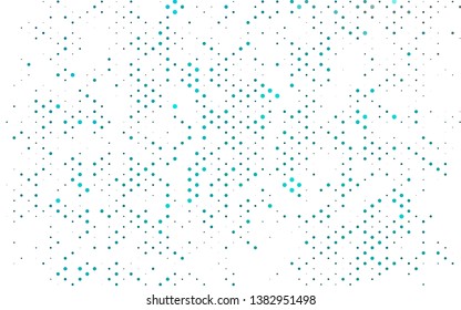 Light BLUE vector background with bubbles. Blurred bubbles on abstract background with colorful gradient. Pattern for ads, booklets.