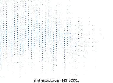 Light BLUE vector background with bubbles. Modern abstract illustration with colorful water drops. Pattern for ads, leaflets.