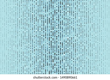 Light BLUE vector background with bubbles. Illustration with set of shining colorful abstract circles. Design for your business advert.