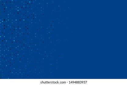 Light BLUE vector background with bubbles. Blurred bubbles on abstract background with colorful gradient. Pattern for beautiful websites.