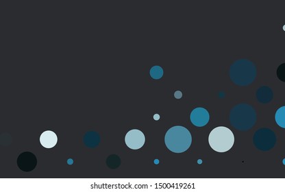 Light BLUE vector background with bubbles. Modern abstract illustration with colorful water drops. Pattern for beautiful websites.