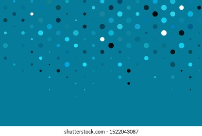 Light BLUE vector background with bubbles. Blurred decorative design in abstract style with bubbles. Design for posters, banners.
