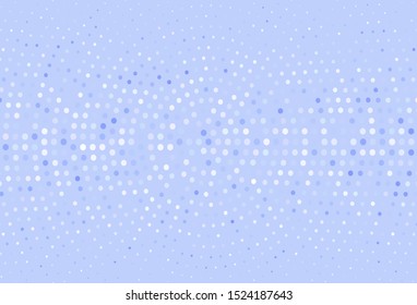 Light BLUE vector  background with bubbles. Modern abstract illustration with colorful water drops. New template for your brand book.