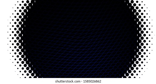 Light BLUE vector background with bubbles. Illustration with set of shining colorful abstract spheres. Design for your commercials.