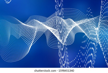Light BLUE vector background with bubbles. Blurred decorative design in abstract style with bubbles. Pattern can be used as texture of water, rain drops.