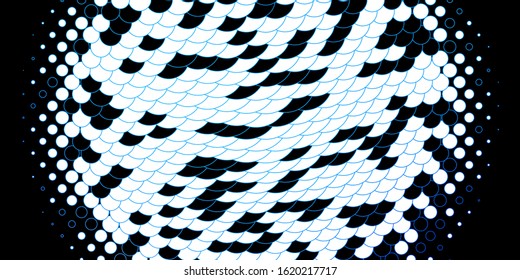 Light BLUE vector background with bubbles. Modern abstract illustration with colorful circle shapes. Design for your commercials.