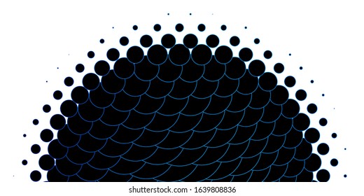 Light BLUE vector background with bubbles. Abstract decorative design in gradient style with bubbles. Pattern for booklets, leaflets.