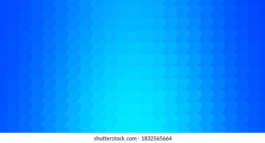 Light BLUE vector background with bubbles. Abstract decorative design in gradient style with bubbles. Pattern for business ads.