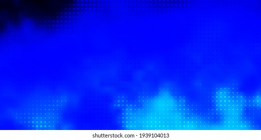 Light BLUE vector background with bubbles. Abstract illustration with colorful spots in nature style. Pattern for booklets, leaflets.