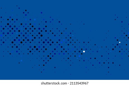 Light BLUE vector background with bubbles. Abstract illustration with colored bubbles in nature style. Pattern for ads, leaflets.