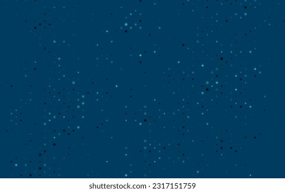 Light BLUE vector background with bubbles. Illustration with set of shining colorful abstract circles. Pattern of water, rain drops.