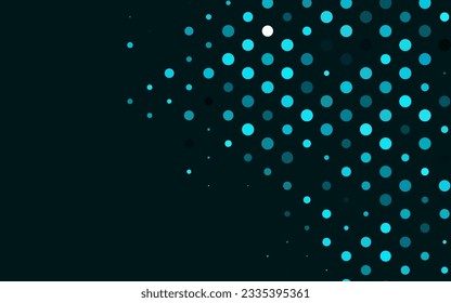 Light BLUE vector background with bubbles. Blurred decorative design in abstract style with bubbles. Pattern for beautiful websites.