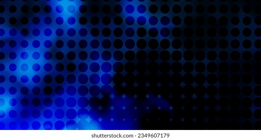 Light BLUE vector background with bubbles. Abstract colorful disks on simple gradient background. Pattern for business ads.