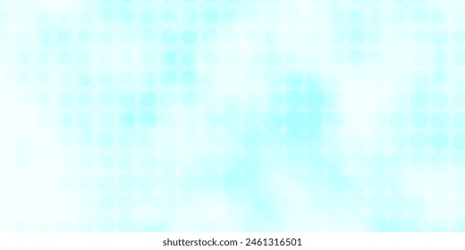 Light BLUE vector background with bubbles. Colorful illustration with gradient dots in nature style. Pattern for business ads.