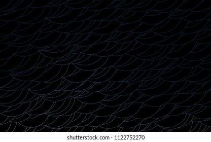 Light BLUE vector  background with circles. Glitter abstract illustration with blurred drops of rain. The pattern can be used for aqua ad, booklets.