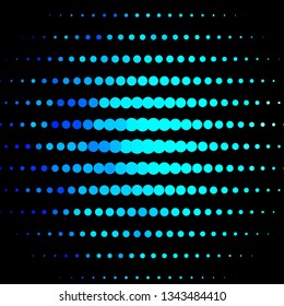 Light BLUE vector background with circles. Abstract decorative design in gradient style with bubbles. Design for your commercials.