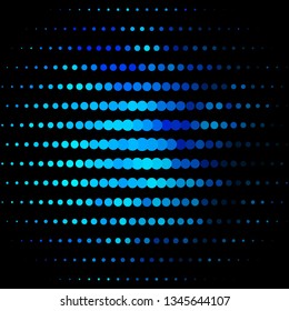 Light BLUE vector background with circles. Illustration with set of shining colorful abstract spheres. New template for your brand book.