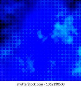 Light BLUE vector background with circles. Abstract illustration with colorful spots in nature style. Pattern for websites, landing pages.