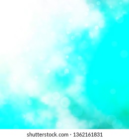 Light BLUE vector background with circles. Abstract decorative design in gradient style with bubbles. New template for your brand book.