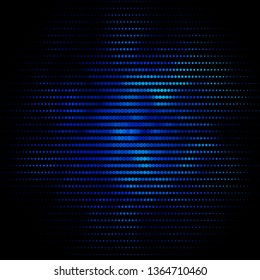 Light BLUE vector background with circles. Abstract colorful disks on simple gradient background. Pattern for websites, landing pages.