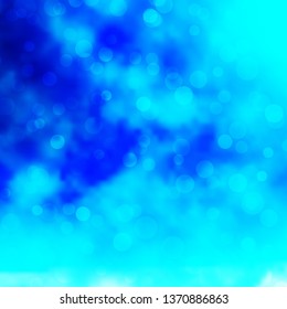 Light BLUE vector background with circles. Abstract illustration with colorful spots in nature style. Pattern for booklets, leaflets.