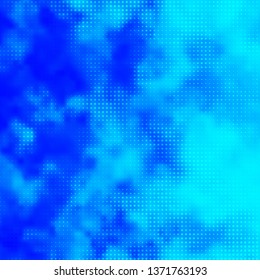 Light BLUE vector background with circles. Colorful illustration with gradient dots in nature style. Pattern for websites, landing pages.