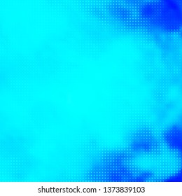 Light BLUE vector background with circles. Colorful illustration with gradient dots in nature style. Pattern for websites, landing pages.