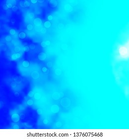 Light BLUE vector background with circles. Abstract illustration with colorful spots in nature style. Pattern for wallpapers, curtains.