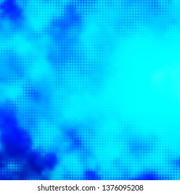 Light BLUE vector background with circles. Abstract decorative design in gradient style with bubbles. Design for your commercials.