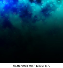 Light BLUE vector background with circles. Modern abstract illustration with colorful circle shapes. Pattern for business ads.
