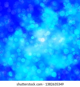 Light BLUE vector background with circles. Abstract colorful disks on simple gradient background. Pattern for wallpapers, curtains.