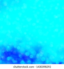 Light BLUE vector background with circles. Abstract illustration with colorful spots in nature style. Design for your commercials.