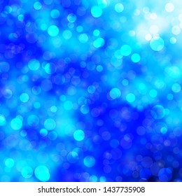 Light BLUE vector background with circles. Illustration with set of shining colorful abstract spheres. Pattern for wallpapers, curtains.