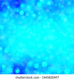Light BLUE vector background with circles. Colorful illustration with gradient dots in nature style. Pattern for wallpapers, curtains.