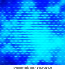 Light BLUE vector background with circles. Glitter abstract illustration with colorful drops. Pattern for websites, landing pages.