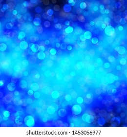 Light BLUE vector background with circles. Abstract colorful disks on simple gradient background. Pattern for business ads.