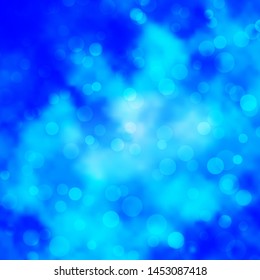 Light BLUE vector background with circles. Modern abstract illustration with colorful circle shapes. Pattern for wallpapers, curtains.