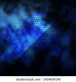Light BLUE vector background with circles. Glitter abstract illustration with colorful drops. Pattern for wallpapers, curtains.