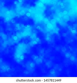 Light BLUE vector background with circles. Glitter abstract illustration with colorful drops. Pattern for booklets, leaflets.