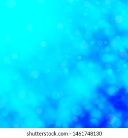 Light BLUE vector background with circles. Abstract colorful disks on simple gradient background. Pattern for websites, landing pages.