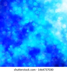 Light BLUE vector background with circles. Abstract decorative design in gradient style with bubbles. Pattern for booklets, leaflets.