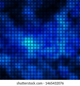 Light BLUE vector background with circles. Colorful illustration with gradient dots in nature style. Pattern for business ads.