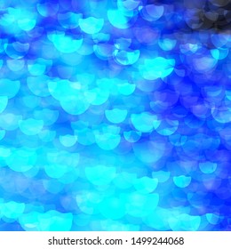 Light BLUE vector background with circles. Abstract colorful disks on simple gradient background. Design for posters, banners.