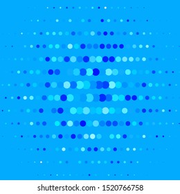 Light BLUE vector background with circles. Abstract decorative design in gradient style with bubbles. New template for your brand book.