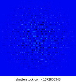 Light BLUE vector background with circles. Illustration with set of shining colorful abstract spheres. Pattern for booklets, leaflets.