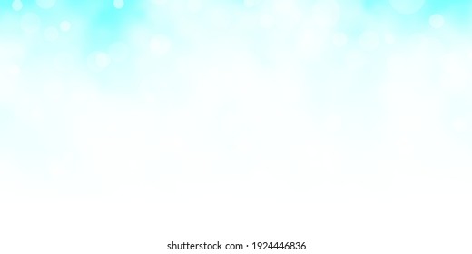 Light BLUE vector background with circles. Illustration with set of shining colorful abstract spheres. Design for posters, banners.