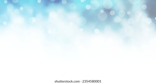 Light BLUE vector background with circles. Colorful illustration with gradient dots in nature style. Design for posters, banners.