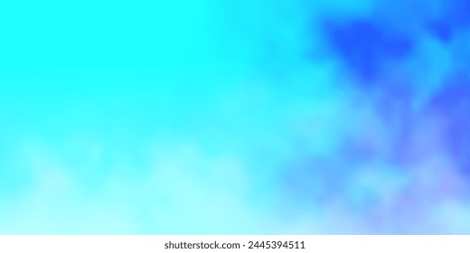 Light BLUE vector background with clouds. Illustration in abstract style with gradient clouds. Template for websites.